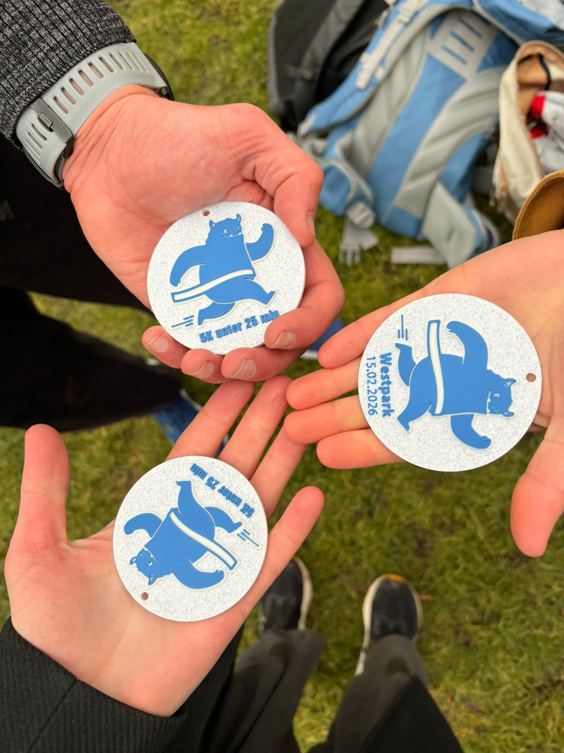 Individuelle Laufmedaille „5K unter 25 min“